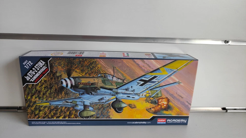 JU-87G-2 Stuka aereo guerra mondiale modellino 1-72 Academy 12404 caccia - Immagine 1 di 1
