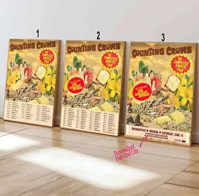 Counting Crows Announce 2025 North American Tour Poster, Music Print Poster - Image 1 of 4