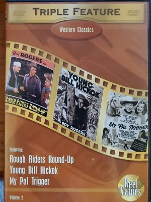 THREE ROY ROGERS MOVIE DVD Region 1 - Image 1 of 2