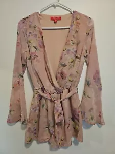 Guess Darla Belted Romper Woman's Size XS - Picture 1 of 6