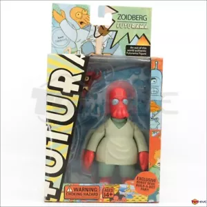 Futurama Dr. John Zoidberg action figure robot diavolo di Toynami - scatola ammaccata indossata - Foto 1 di 5