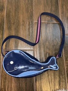 Gymboree Whale Watching  Purse Crossbody Bag Blue  2003 Zipper Adj Strap Girls - Picture 1 of 4