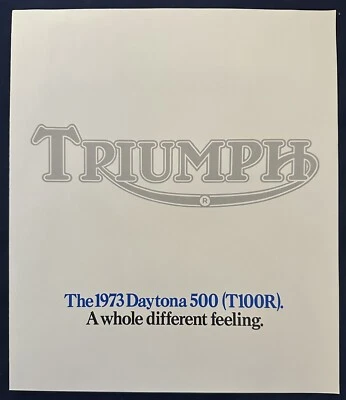 Folleto de ventas Triumph Daytona 500 Foto 1 de 3