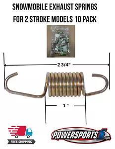 SKI-DOO YAMAHA POLARIS 2 STROKE SNOWMOBILE EXHAUST / MUFFLER SPRINGS - Picture 1 of 5