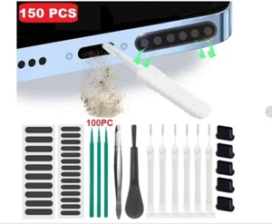 150 Pcs for iPhone Cleaning Kit for Airpod Cleaner Kit Phone Jack Charger Port - Picture 1 of 24