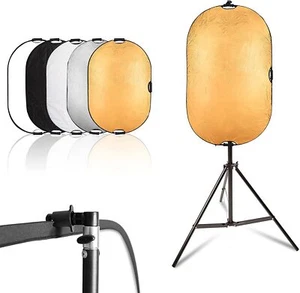 Selens 24x36inch Light Reflector Stand Kit 5-in-1 Collapsible for Photo Lighting - Picture 1 of 12