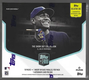 2023 Topps x Julio Rodríguez J-ROD Factory Sealed Collectors Box w/ 1 Auto - Picture 1 of 4