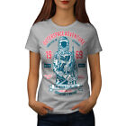 Wellcoda Space Mission Womens T-shirt, Cosmos 1969 Casual Design Printed Tee