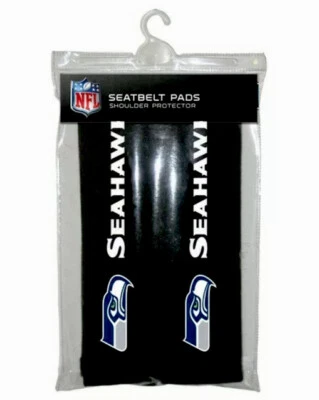 Seattle Seahawks ремень безопасности чехол наплечные подушечки NFL автоматический ремень 2 упаковки новый - Изображение 1 из 2