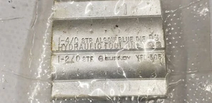 Herramienta Burndy 1-4/0 STR AL9CU troquel azul D3 Hyd, 1-2/0 STR YFD365 conector estante e5 - Imagen 1 de 7