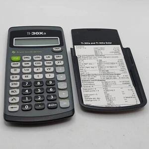 Texas Instruments TI-30Xa Scientific Calculator Solar Cell - Tested Working - Picture 1 of 7