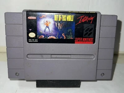 Out of This World (SNES, 1992) Cart Only Tested - Image 1 of 3