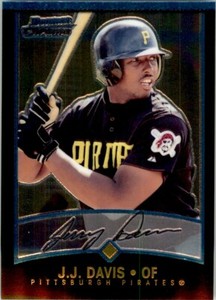 2001 BOWMAN CHROME - #224 J.J. DAVIS PITTSBURGH PIRATES