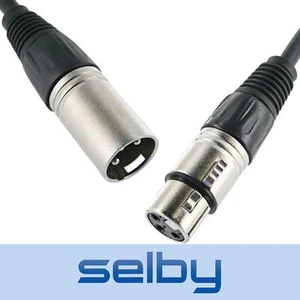 75cm 1.5m 3m 5m 10m 15m 20m Balanced Microphone Cable XLR Male-Female Mic Lead - Picture 1 of 4