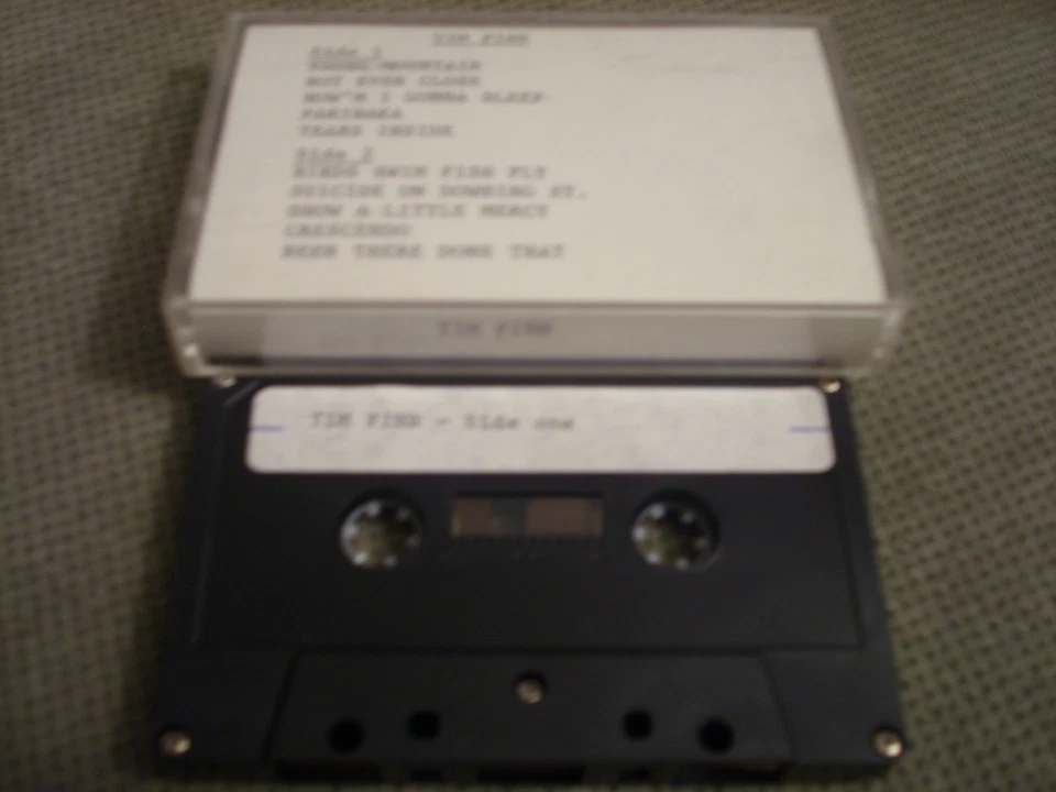 RARE PROMO Tim Finn DEMO ? CASSETTE TAPE s/t CROWDED HOUSE Split Enz TONY LEVIN - Image 1 of 1