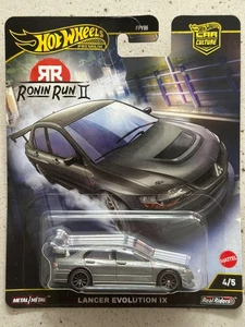 2025 Hot Wheels Premium Ronin Run MITSUBISHI LANCER EVOLUTION IX with Protector - Picture 1 of 3