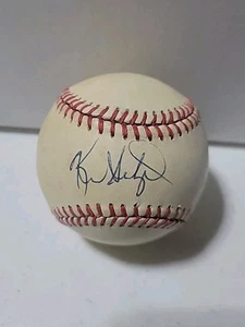 Kevin Seitzer OLB Brown American League AUTO BASEBALL - Royals TONING No Coa - Picture 1 of 3