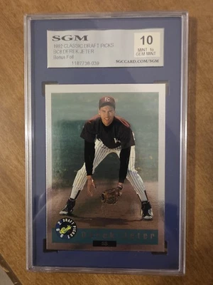Selecciones clásicas del draft 1992 - Foil Bonus #BC6 Derek Jeter Yankees *Ver descripción* Foto 1 de 2