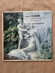 Chopin: 24 Etudes Op. 10 and Op. 25 by Paul Badura-Skoda LP Vinyl Album 1959 - Imagen 1 de 6