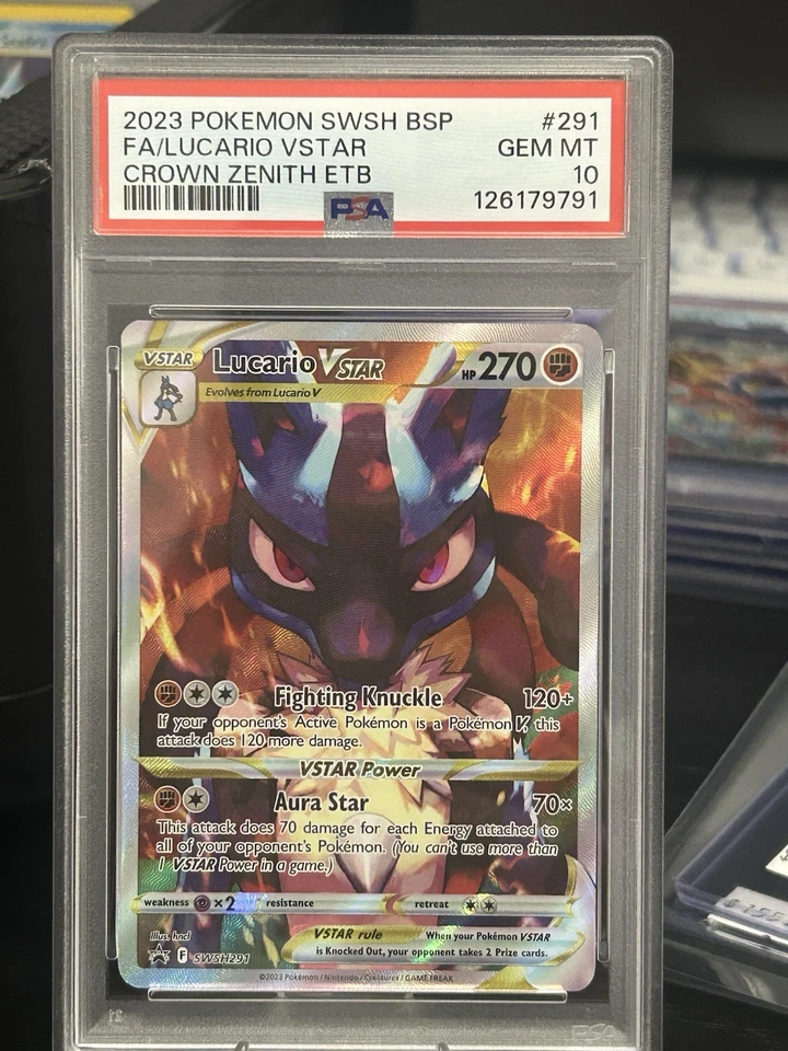 Lucario VSTAR SWSH291 SWSH: Sword & Shield Promo Cards Holo - Image 1 of 2