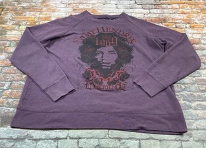 Jimi Hendrix Sweatshirt Erwachsene XL Lila Pullover Experience Rock Musik Herren - Bild 1 von 11