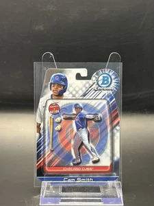 2024 Bowman Draft Chrome Cam Smith #BIA-12 Top Prospect in Action - Cubs - Bild 1 von 2