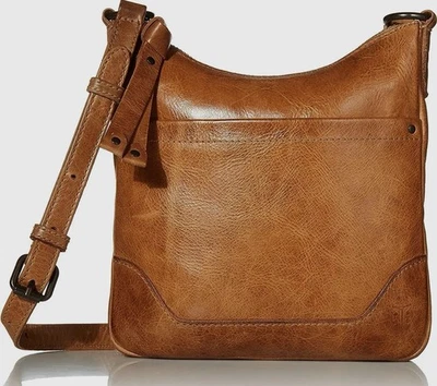 Handmade Melissa  Zip Crossbody Bag, Handbag with Adjustable Leather Strap New - Image 1 of 4