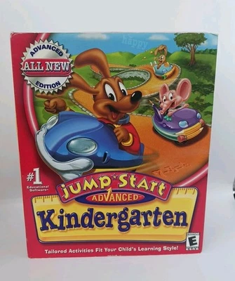 JumpStart Advanced Kindergarten Learning Software Windows PC Mac Phonics Reading - Image 1 of 4