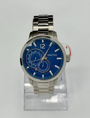 Reloj Pulsera Hombre Nautica 10NO1N46 Multifuncional Analógico Cuarzo Esfera Azul Foto 1 de 4