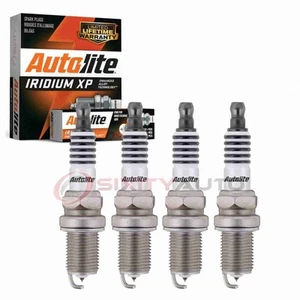 4 pc Autolite Iridium XP Spark Plugs for 2009 Kia Spectra Ignition Secondary cq - Picture 1 of 5
