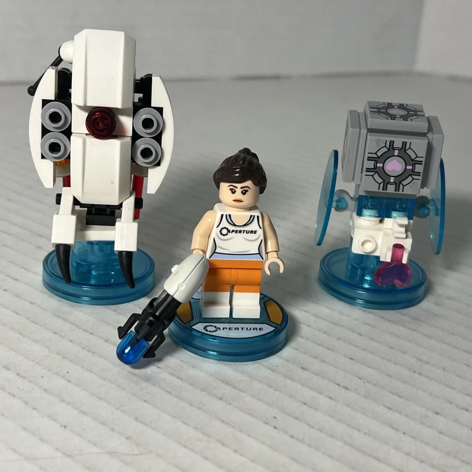 *Lego® Dimensions 71203 Chell 's Companion Cube Centinela Torreta Portal 2 Foto 1 de 1