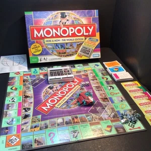 Monopoly Here And Now: World Edition Parker Bro 2008, komplett, funktionstüchtig Banker - Bild 1 von 21