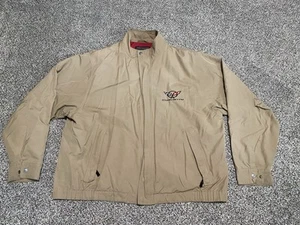 Chaqueta Corvette Cutter & Buck WeatherTec Para Hombres XL - Logo Bordado Beige - Imagen 1 de 14