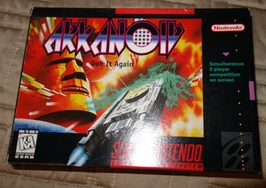 Super Nintendo SNES NTSC USA - ARKANOID DOH IT AGAIN - Boxed with Manual - Picture 1 of 8