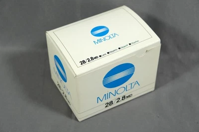 Lente ancha Minolta MD 28 mm F/2,8 NMD MF montaje MC MD nuevo stock antiguo Foto 1 de 4