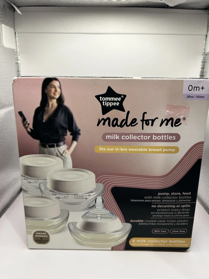 ¡PAQUETE! VER DESCRIPCIÓN! Biberones colectores de leche materna Tommee Tippee Made for Me Foto 1 de 3