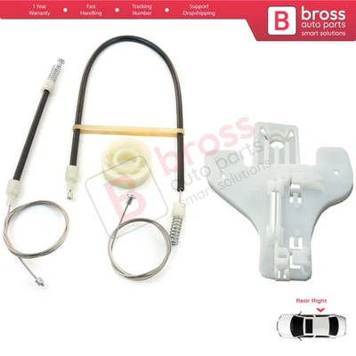 Juego regulador ventana trasero derecho Seat Toledo MK3 5P2 2004-2009 Altea 5P1 XL Foto 1 de 4