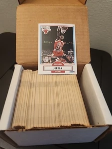 Juego completo de baloncesto Fleer 1990-91 #1-198 Michael Jordan Bird + 40 HOF'S - Imagen 1 de 5