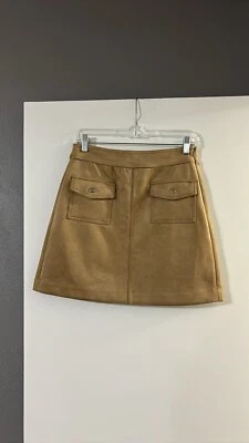 Saia de couro sintético Philosophy - Imagem 1 de 4