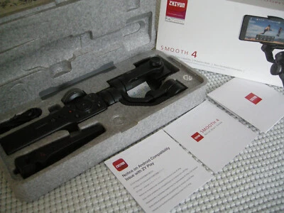 ZHIYUN SMOOTH 4 3-AXIS SMARTPHONE STABILIZER FOCUS PULL ZOOM HANDHELD SMA04 New - Image 1 of 4