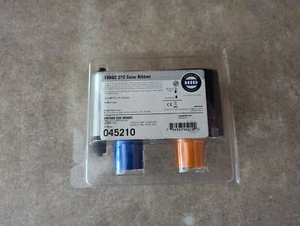 FARGO DTC 045210 FULL-COLOR RIBBON WITH TWO RESIN BLACK PANELS 500 IMAGES - Photo 1/7