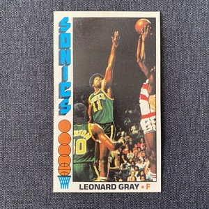 1976 Topps #136 Leonard Gray Vintage Basketball Card