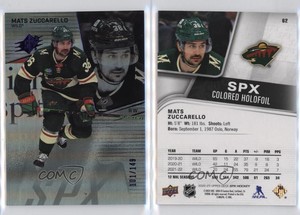 2022-23 SPx Colored Holofoil /149 Mats Zuccarello #62