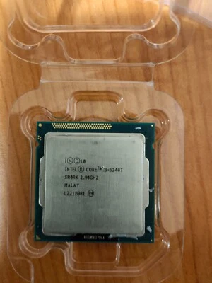 CPU Intel I3-3240T SK 1155 - GPU INTEGRATA + DIMM SAMSUNG 4 GB M378B5173DB0-CK0 - Immagine 1 di 4