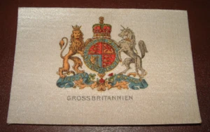 Sammelbild Trading Card SULIMA Wappen Grossbritannien Seide Silk Heraldik 1910 - Bild 1 von 2