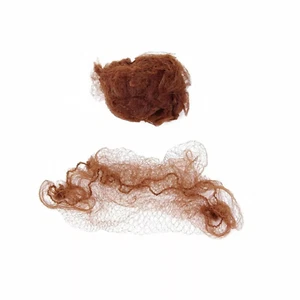 Brown Edge Mesh Net Bun Cover Hair Net Elastic 20Pcs Ballet Bun Net Invisible - Picture 1 of 4
