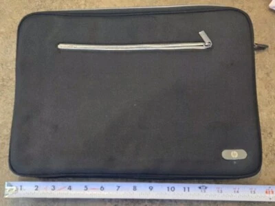 Funda protectora para portátil HP 15x11 cierre negro piel sintética interior Foto 1 de 4