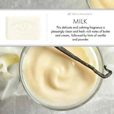 Pre de Provence MILK Case 18 x 150 Gram French Soap Bath Shower Bars Shea - Image 1 of 2