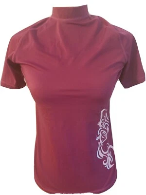 Kanu Surf Women's Marina UPF 50+ Rash Guard, Purple,Size S - Image 1 of 4
