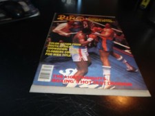 THE RING boxing MAGAZINE February 1985 gerrie coetzee larry holmes wba wbc ibf